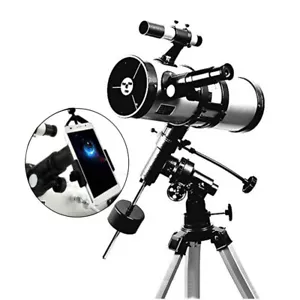 Visionking 114 1000 mm EQ Equatorial Astronomical Telescope Phone Adapter - Picture 1 of 8