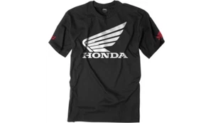 NEW  FACTORY EFFEX Honda Big Wing Short Sleeve T-Shirt- Black- ALL SIZES- MX/ATV - Picture 1 of 2