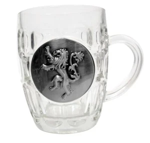 SD Toys Game of Thrones Lannister Logo Metallizzato Crystal Stein - Foto 1 di 7