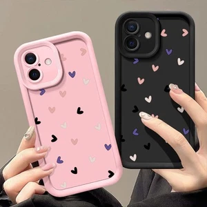 Funda blanda TPU Love Heart para iPhone 16 15 Pro Max 14 13 12 11 XS XR 8 7 - Imagen 1 de 19