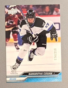 Samantha Cogan 2024 Upper Deck PWHL First Edition #31 Deluxe 174/250 - Picture 1 of 2