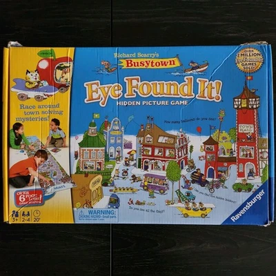 Richard Scarry's Busytown Eye Found It Game Hidden Picture Game For Kids - Image 1 of 4