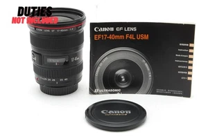 Canon EF LENTE 17-40mm 1:4 L AF lente de cámara montaje EF de JAPÓN... - Imagen 1 de 10