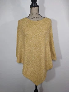J Jill Pure Shrug Shawl Sweater Yellow Honeycream Cozy Soft Boho Layer S-L - Picture 1 of 9