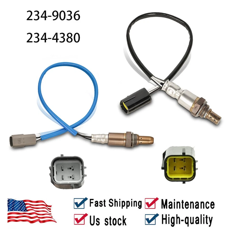 2x Sensor de oxígeno relación combustible aire O2 arriba+aguas abajo para Nissan Rogue 2,5 L 2008-2013 Foto 1 de 4