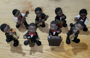 8 tlg Band African Americana Parasto Enesco-like Jugendorchester Vintage 8 Stück - Bild 1 von 15