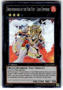 Brotherhood of the Fire Fist - Lion Emperor CBLZ-EN099 Cosmo Blazer 1st Ed NM - Picture 1 of 2