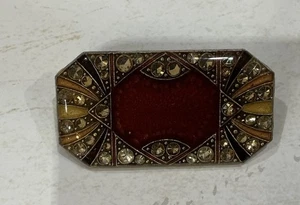 Vintage Art Deco Geometric Pretty Brooch   R17m - Picture 1 of 3