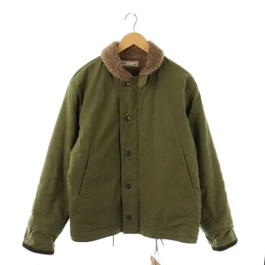 Buzz Rickson's N-1 Deck Jacket Cotton Satin Khaki 40 Original Rare USN - Picture 1 of 8