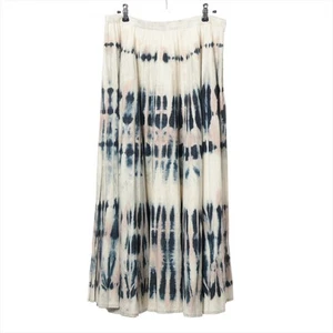 Christian Dior Cotton Skirt I44 Ladies' Blue x white 112J04A3346 - Picture 1 of 8