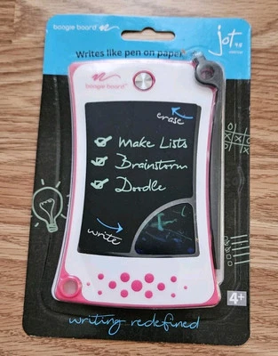 New Boogie Board Jot Pocket Reusable LCD Writing Tablet with 4.5” Screen Pink - Image 1 of 2