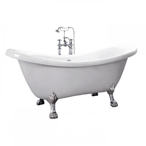 Deluxe Fama Freistehende Badewanne Nostalgie Acrylwanne Wanne Antik Bad Dusche - Bild 1 von 9
