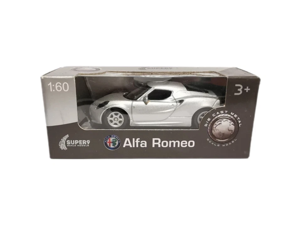 Welly 1/60 Alfa Romeo 2013 Red Silver Miniature 1/64 - Photo 1/1