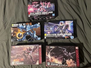 Bandai Gundam & Transformers Model Kits Set - Picture 1 of 2