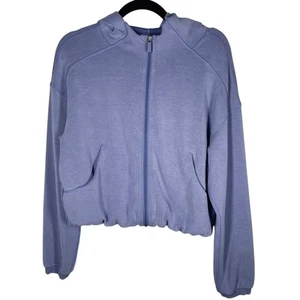 Lululemon, "All Yours" Cropped Hoodie, Size 6, Periwinkle Blue Purple, EUC - Picture 1 of 6