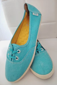Vans Damen Classic Slip-On Schuhe aus Canvas 2.Wahl Türkis Neu Gr. 38,5 - Bild 1 von 9