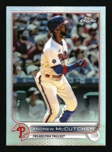 2022 Topps Chrome Refractor Andrew McCutchen #153 Philadelphia Phillies - Picture 1 of 2