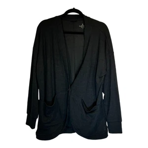 Cuddl Duds Größe LARGE weiches geripptes Cocoon Halstuch schwarz A656117 gebraucht - Bild 1 von 2