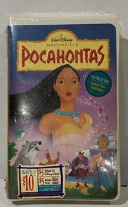 Disney Pocahontas VHS Clamshell 1996 Neu Factory Sealed Masterpiece LESEN! - Bild 1 von 6