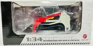 Red & Gray Track Skid Loader By First Gear 1/34th Scale - Picture 1 of 7