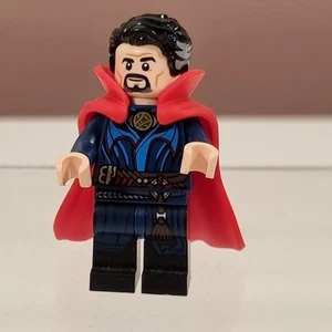 LEGO Super Heroes Dr Strange Minifigure sh0802 Rubber Cape Marvel Collectible - Picture 1 of 6