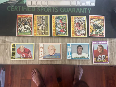 Lote de 63 tarjetas de fútbol americano Topps 1972 en su mayoría comunes Thomas RC EX a NMMT Foto 1 de 4