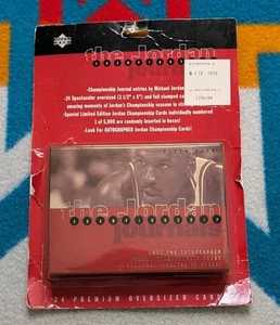 Juego de 24 cartas Upper Deck The Michael Jordan Championship Journal 1997 abierto - Imagen 1 de 6