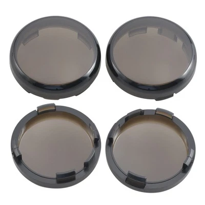 4pcs Turn Signal Lights Lenses Cover For Harley-Davidson Dyna Softail 1986-2015 - Image 1 of 4
