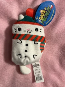 Nuevo con etiquetas Cats Vs Pickles 4" FUR-OSTY #231 HTF Vacaciones 2021 Muñeco de nieve Gato Bolsa de frijoles Peluche - Imagen 1 de 4