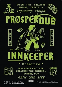 MTG PROSPEROUS INNKEEPER EXC - LOCANDIERE FACOLTOSO - PROMO - MAGIC - Picture 1 of 1