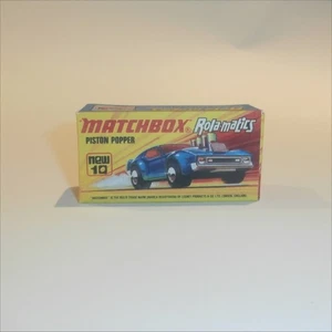 Matchbox Lesney Superfast 10 f Piston Popper I Style Repro Box - Picture 1 of 4