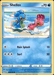 Pokemon - 2X Shellos #039/196 - SWSH11: Lost Origin Common - Picture 1 of 2