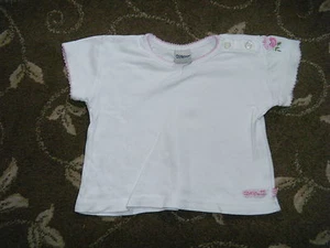 DESIGNER OSHKOSH - GIRL WHITE TOP - AGE 12 MONTHS - Picture 1 of 1