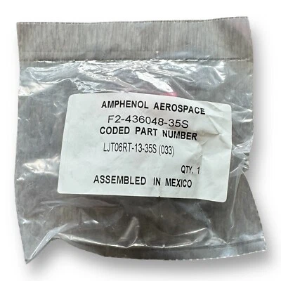 NEW Amphenol LJT06RT-13-35S - 22 Position Circular Mil Spec Connector  - USA - Image 1 of 3