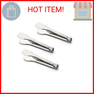 Tenta KitcheKitchen Tongs Stainless Steel Buffet serving utensils Salad BBQ Tong - Picture 1 of 2