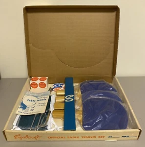 Vintage 1950s Sportcraft Official Table Tennis Set OVP Tischtennis EUC 🏓 - Bild 1 von 6