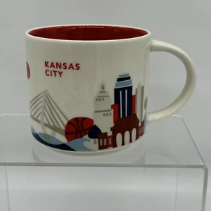 Taza de café Starbucks Kansas City You Are Here Collection taza té 14 oz 2014 - Imagen 1 de 6