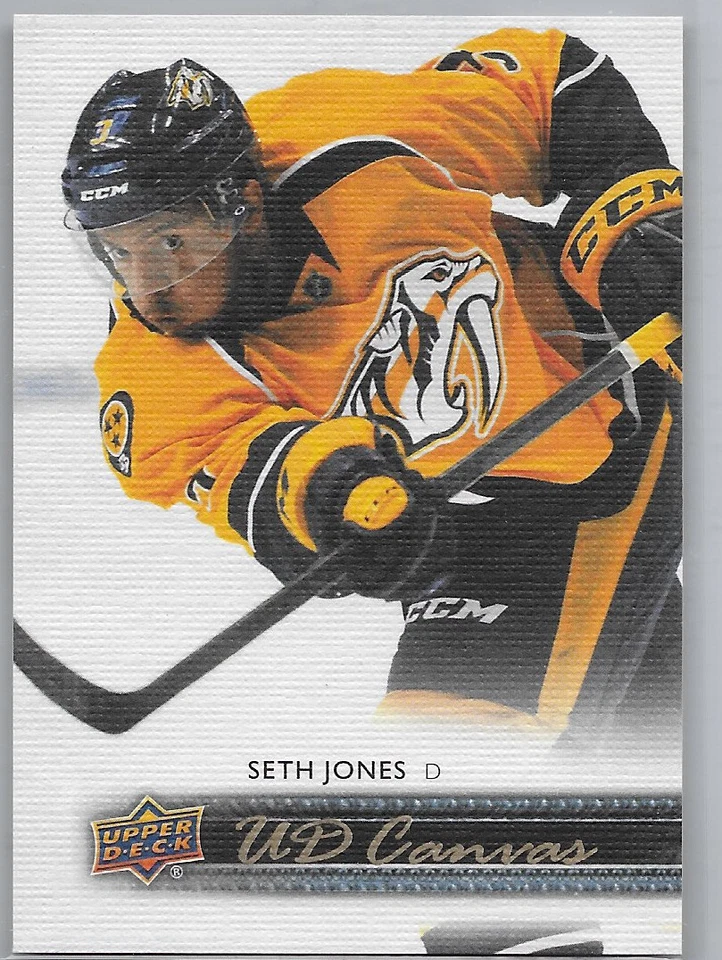 2014-15 Seth Jones Upper Deck Series 1 UD Canvas # C48 - Image 1 of 1