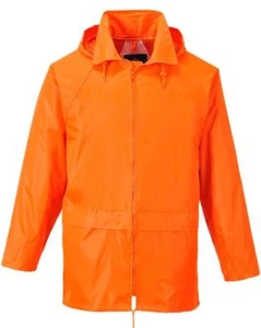 PORTWEST ORANGE CLASSIC RAIN JACKET WATERPROOF DURABLE SEALED SEAMS S-5XL US440 - Picture 1 of 1