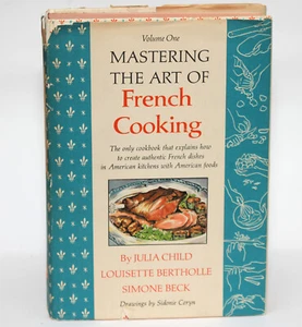 MASTERING THE ART OF FRENCH COOKING Vol. 1 Julia Child 1974 Borzoi HC/DJ Vintage - Imagen 1 de 12