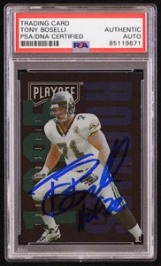 Tony Boselli Signed 1995 Playoff Contenders #132 RC Inscribed "HOF 22" (PSA) - R - Picture 1 of 2