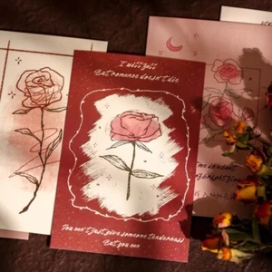 6-piece le petit prince collectibles postcards French vintage antique Rose - Bild 1 von 2