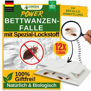 Bettwanzen Falle – 12x Fallen - Bettwanzen Bekämpfung, Mittel gegen Bettwanzen - Bild 1 von 8