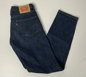 Levi’s Men’s 511 Slim Fit Jeans Dark Wash 29x32 (Actual 30x30.5) Distressed - Picture 1 of 12