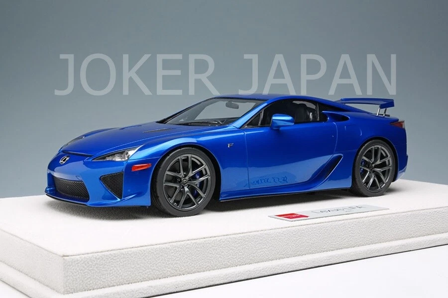 1/18 Make Up Eidolon Lexus LFA 2010 Rear Wing Up Pearl Blue w/ Box EML111E