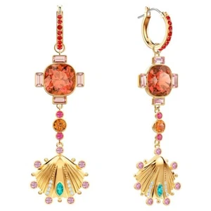 AUTHENTIC SWAROVSKI BRAND NEW Lucky Goddess Shell Pierced Earrings 5451301 - Picture 1 of 5