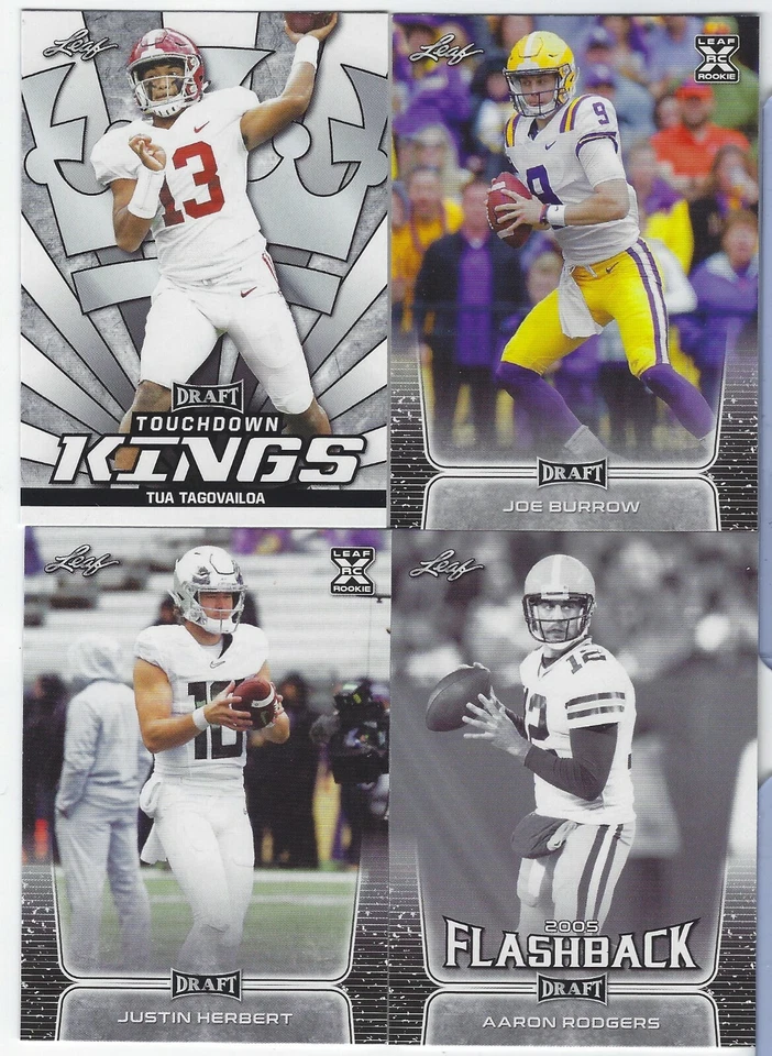2020 Leaf Draft Football Base 1-100 TD Kings Flashback - You Choose Pick - Image 1 of 1
