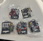 Lego Nexo Knights Minifigure Keyring bundle Lance Clay Jestro Keychains