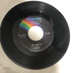 Bill Anderson Home And Things Record 45 Vinyl MCA Records - Picture 1 of 2