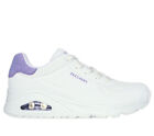 Skechers Scarpe Donna Uno-Pop Back, Street Los Angeles - /WPUR (White/Purple)